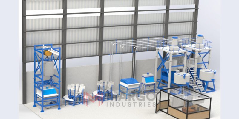 Automatic batch weighing system equipment used for precise industrial batching