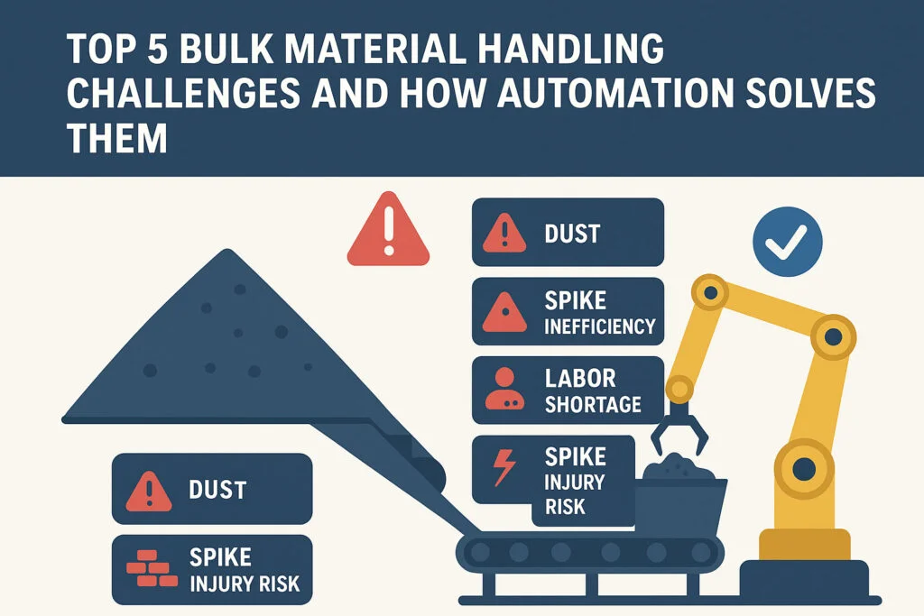 Top 5 Bulk Material Handling Challenges and How Automation Solves Them