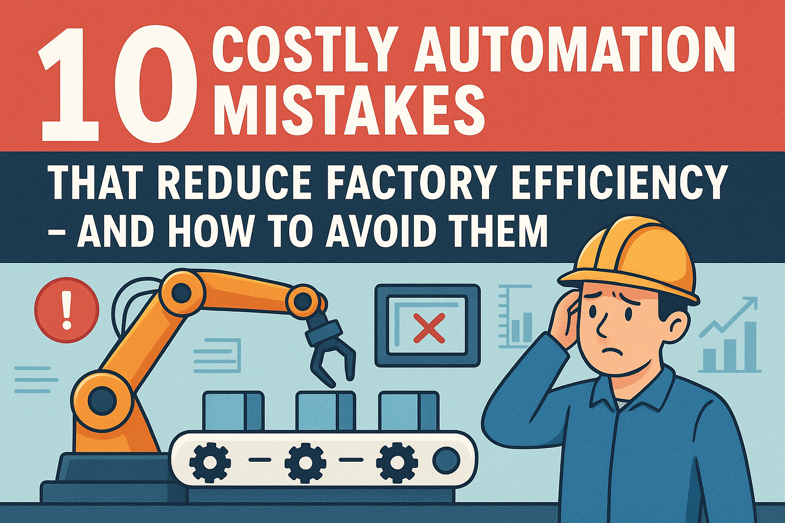 10 Costly Automation Mistakes That Reduce Factory Efficiency – And How to Avoid Them