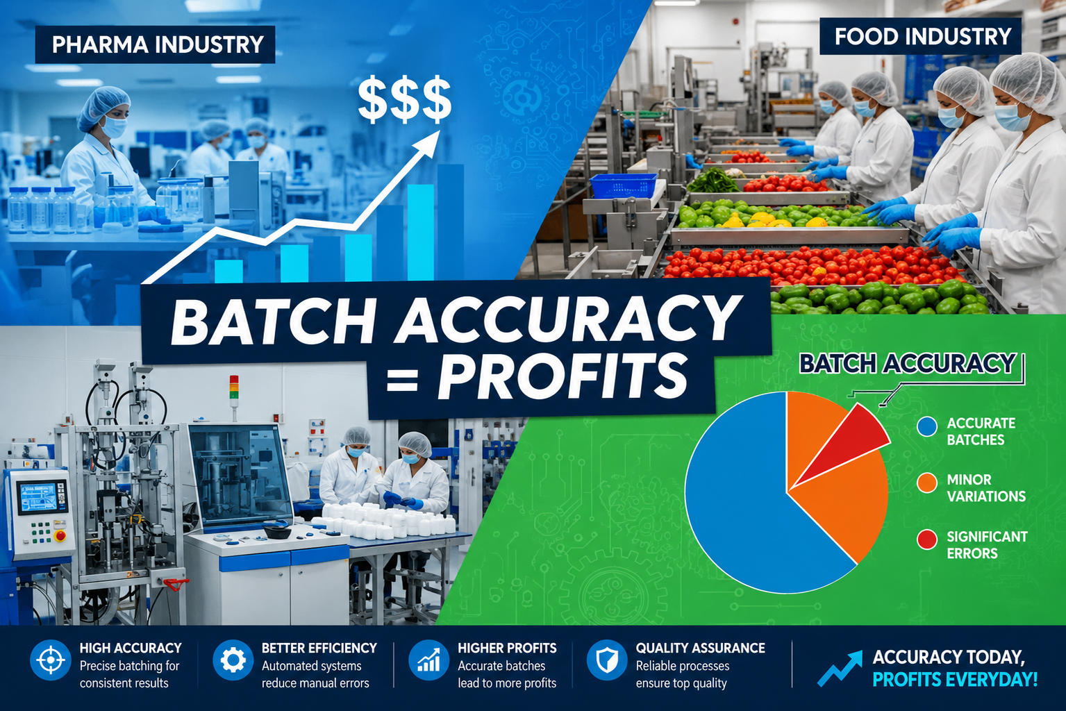Why Batch Accuracy = Higher Profits in Pharma and Food Industries: An In-Depth Comprehensive Guide
