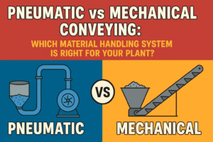 Pneumatic vs Mechanical Conveying: Which Material Handling System is Right for Your Plant ?