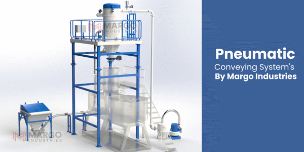 Pneumatic Conveying System by Margo Industries for industrial material handling, showing advanced automation and global application
