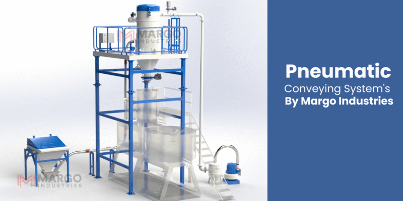 Pneumatic Conveying System by Margo Industries for industrial material handling, showing advanced automation and global application
