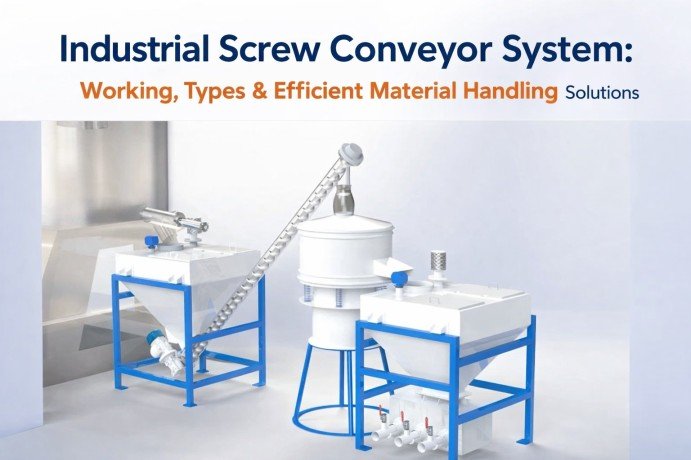 Industrial Screw Conveyor System: Working, Types & Efficient Material Handling Solutions