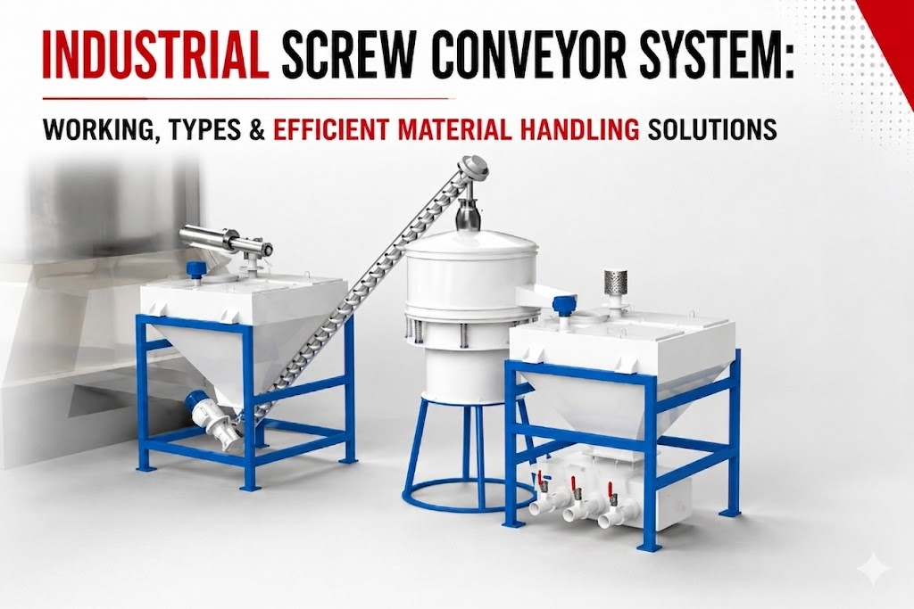 Industrial Screw Conveyor System: Working, Types & Efficient Material Handling Solutions