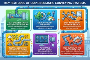 Key Features of Our Pneumatic Conveying Systems
