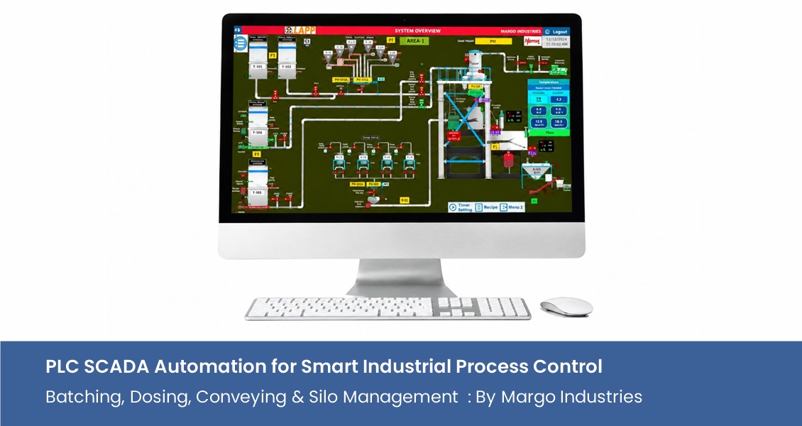 Margo Industries PLC SCADA Automation system overview screen
